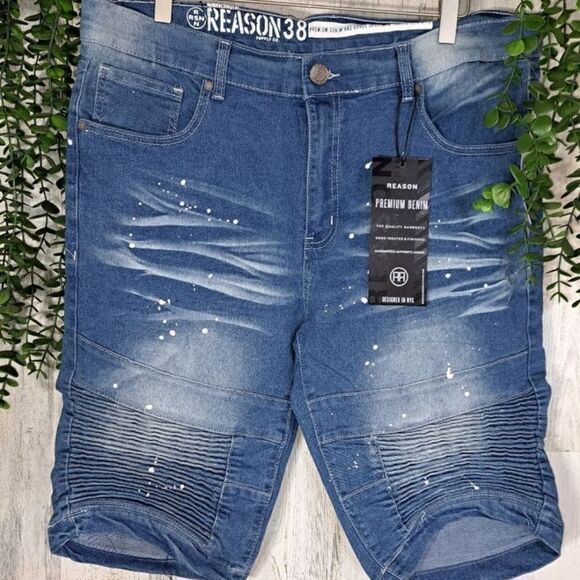 NWT Reason Denim Shorts - Picture 1 of 6